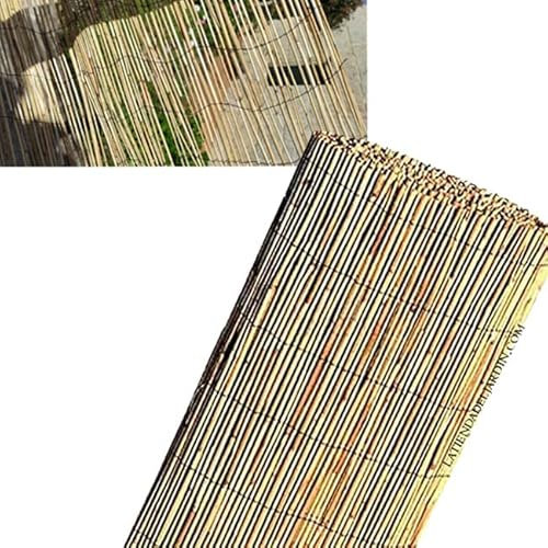 Suinga CANISSE BAMBOU 2 x 5 mètres naturelle CHINOISE pour le JARDIN, occultation 75%.