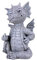 Pacific Giftware Garten Figur Ungezogener Drache zeigt Mittelfinger 26 cm - Gartendrache Fantasy Deko Statue