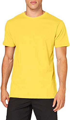 Build Your Brand Mens By004 T-Shirt, Taxi Yellow, M UK