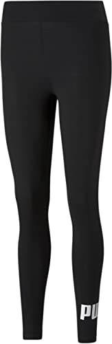 PUMA Mädchen Logo Leggings, Puma Black, 140 EU
