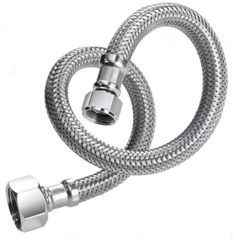 Tucai Panzerschlauch Flexschlauch Sanitär Bad/Küche 1/2 auf 3/8 Längen 150-1.000mm Größe 200 mm