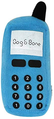 Squeaky Plush Cell Phone Toy Dog Chew Toy Pet Chew Squeaker Toys Funny Mobile Phone Shape Interactive Toy for Dog Cat 3 Colors