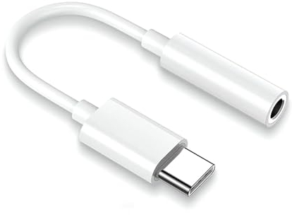 joyroom 3,5mm Jack Minibuchse auf Typ-C (USB-C) Kabel Adapter Kopfhöreradapter kompatibel mit Smartphones weiß