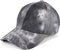 styleBREAKER Damen Baseball Cap mit Batik Muster, Muster Unikat, 6-Panel, Basecap, Click & Snap verstellbar 04023082, Farbe:Schwarz-Grau