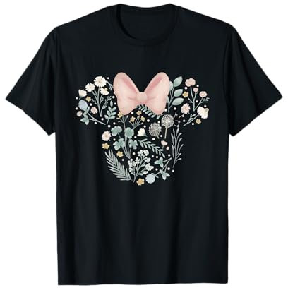 Disney Minnie Mouse Icon Spring Flowers T-Shirt