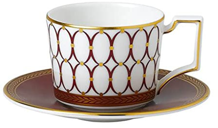 Renaissance Red Espresso Cup & Saucer