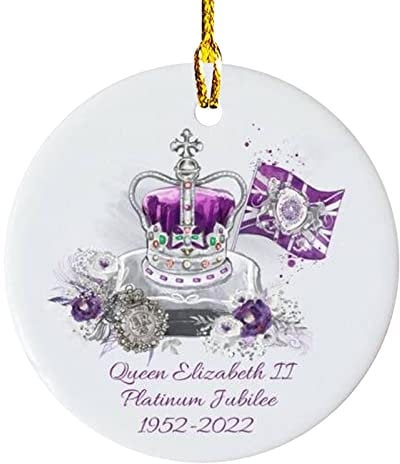 Queen Elizabeth Memorial Hanging Ornaments | Acrylic England Queen Pendants | Mourning for The UK Her Majesty | Souvenirs Decorations Tree Decorations