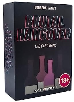Brutal Hangover - The 3 in 1 Card Game | Great For Games Nights, Parties, Hen Do's, Stag Nights, Students & More!