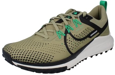 Nike React Pegasus Trail 4, Zapatillas de Correr en senderos para Hombre, Hueso Claro Oliva Neutro, 44.5 EU