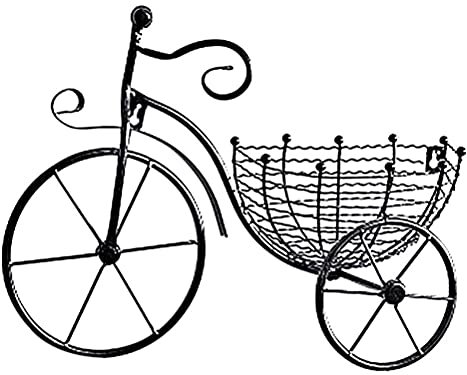 Plant Stand, Planter Stand, Metal Flower Pot Cart Holder, Ideal for Home, Garden, Patio, Great Gift for Plant Lovers, Housewarming, Mother Day, Parisian