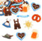 BOOMTOP 40 Stück Streudeko Oktoberfest Filz Konfetti Bayern Streuteile Tischdeko Edelweiss Bier Dirndl Brezel Lederhose Oktoberfest Wiesn Tischdekoration Bayerische Dekoration ca. 1-4 cm