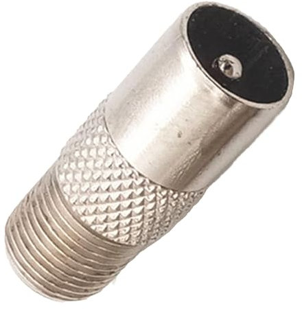 TV Aerial Coaxial Connectors Cable F-Connectors, Sky to Tv Aerial Adapter for TV Satellite Sky Antenna F Type Screw Socket to RF Coax Plug Aerial Male Adapter