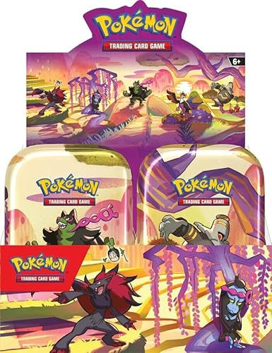 BB-Toy-Trades Pokemon Scarlet & Violet Shrouded Fable Mini Tin Display Box (10 Mini Tins) - ENGLISCH - NEU & OVP SV6.5 Toploader