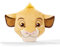 Disney Store Official Simba Character Face Cushion, The Lion King, 51cm/20”, Comfy Cuddly Fun Pillow Features Little Lion Face with Floppy Ears and Fluffy Tufts