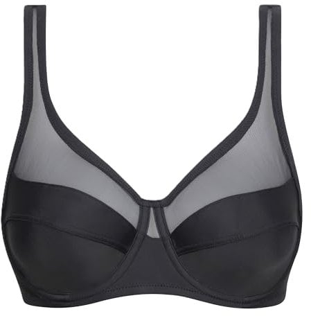 DIM Femme avec Armatures Generous Classique X1 Bra, Gris Granit, 90B EU