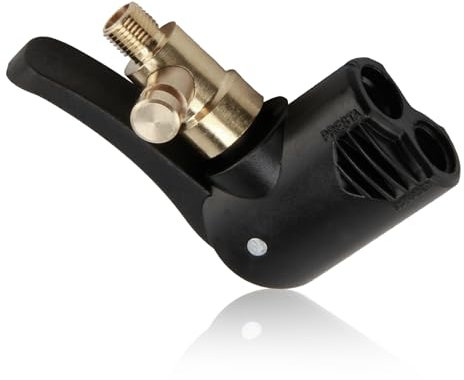 Tweozhui 1 Stück autoventil Adapter Autoventil Hebelstecker Adapter Set, Universal Auto Reifen Air Chuck für Standard-Reifenventile, Luftpumpen Clip Gewindedüsen Ventil Anschluss Adapter (Deflatable)