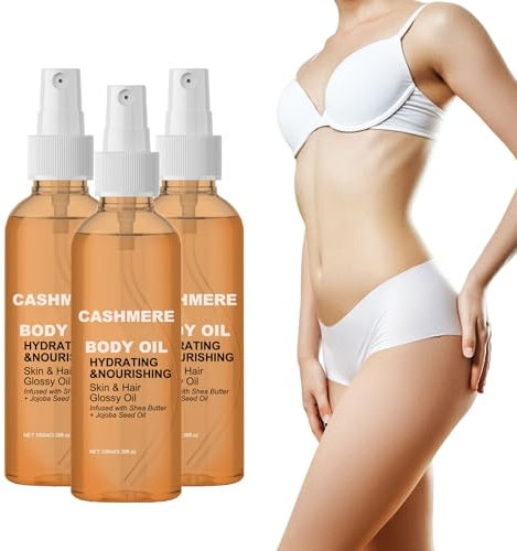 Vanilla Cashmere Body Oil, Vanille-Kaschmir-Körperöl, Vanille Kaschmir Körperlotion, Feuchtigkeitsspendendes Vanilla Cashmere Lotion, Pflegt die Haut Tiefenwirksam (3)