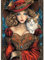MAXBYE Dame Vintage Peinture Diamant Adulte, 5D DIY Chat Diamond Painting Complet Set, Diamond Art Dessin Peinture Kit, Diamond Painting Arts Créatifs pour Décoration Murale Maison 30x40cm