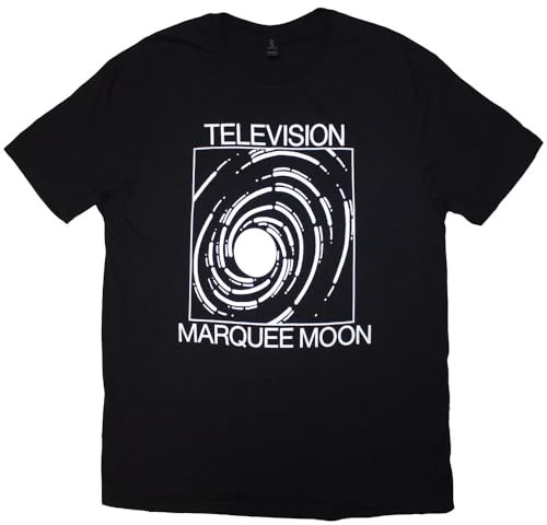 Rock Off officially licensed products Television Marquee Moon T Shirt XL Black