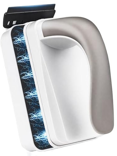 2-in-1 Aquarium Magnet Scheibenreiniger mit Abnehmbarem Schaber – Schwimmender Algenvernichter für Süß- & Meerwasser (bis 5mm Glasdicke) | Magnetischer Fensterputzer für Aquarium & Doppelverglasung