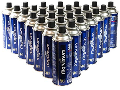 MaXimum 28 Premium Gaskartuschen, 227g - Sicher und Vielseitig durch MSF-1a/ES-01 Bajonett-Ventilanschluss