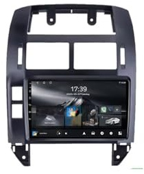 Android 15 2 DIN Pantalla Táctil Radio 9 para Volkswagen Polo Mk4 IV 4 2001-2009 Radio Coche con GPS BT WiFi Carplay Cámara Trasera Multimedia Pantalla(YA5 6+128G)