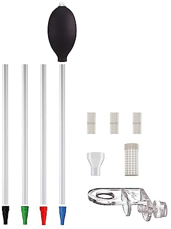 THOANBY Grande tubo di alimentazione per corallo dispenser acrilico per fitoplancton liquido e fertilizzanti acquari tubo erogatore di corallo professionale