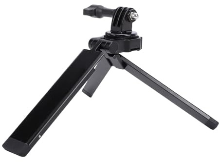 Zunate Foldable Magnet Tripod Portable Aluminum Action Camera Tripod for Travel Photography Lightweight Universal Size