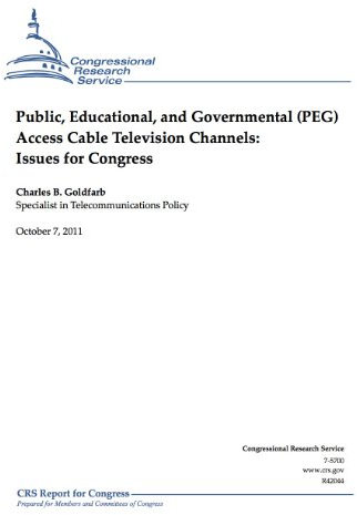 Public, Educational, and Governmental (PEG) Access Cable Television Channels: Issues for Congress (English Edition)