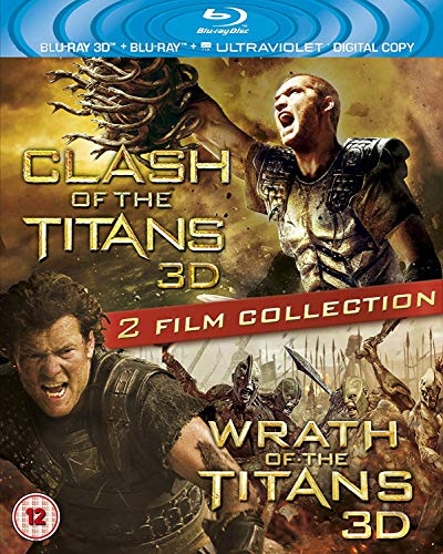 Clash of the Titans 3D / Wrath of the Titans 3D [Blu-ray + Blu-ray 3D + UV Copy] [Region Free] [UK Import]