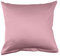 Lorena Uni Classic Mako-Satin Kissen Bezug einfarbig Baumwolle (Woodrose, 80 cm x 80 cm)