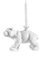 Donkey Products Happy Zoo Day Knut, Kerzenhalter, mit 4 Kerzen, Porzellan, Weiß, 14 cm, 210792