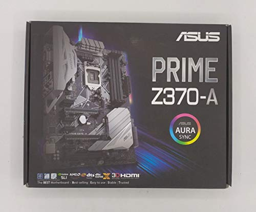 ASUS Prime Z370-A II (Intel 9th Gen) DDR4 DP HDMI DVI M.2 USB 3.1 Z370 II ATX Motherboard Gigabit LAN and USB 3.1