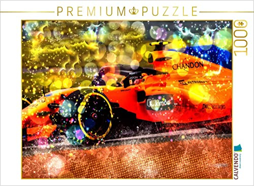 CALVENDO Puzzle Vandoorne's Monoposto - Ausschnittvergrößerung mit digitalen Effekten | 1000 Teile Lege-Größe 64 x 48 cm Foto-Puzzle für glückliche Stunden