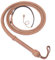 LB'S WHIP Indiana Jones Style - Frustino in Vera Pelle Bovina, 3,5 m, 8 trecce