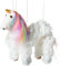 Artisan Owl Regenbogen-Mähne, magisches Einhorn-Marionette-Garn (weiß)