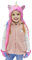 Gifts Treat Schal mit Kapuze für Mädchen, Plüsch Einhorn Wintermütze für Kinder (lila, M)