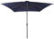 Mojawo Sonnenschutz Kurbelschirm Rechteck Marktschirm Gartenschirm Sonnenschirm Aluminium Schirm 3m x 2m, Farben:Blau