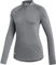 adidas AEROREADY Printed Long Sleeve Polo - Women's Golf, Grey Three, M