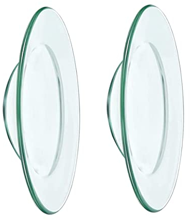 Alipis 2pièces Coupelles Verre Transparentes pour Brûle-Parfum Plateau De Remplacement Chauffe-Cire Assiettes Chauffe-Huile Aromathérapie pour Salon Spa Et Usage Domestique