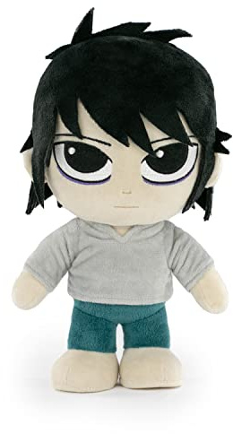 BARRADO Death Note Charakter Kuscheltier - 28zm - Light Yagami, L, Ryuk - Super Soft Qualität (L)