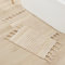 Lucky Brand Overtufted Cotton Fransen Badteppich mit Quasten, Gelber Ocker, 2-Piece Set: 17x32/20x40