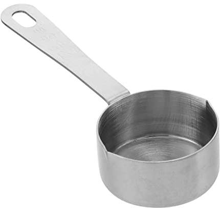 KICHOUSE 1 Pc Casserole Mini-saucières Becs Verseurs Fondoir à Chocolat Chauffe-Pot à Tasse De Sauce à Trempette Pot De Pâtes Petit Pot à Lait Café Bol à Ragoût Acier Inoxydable De Bébé