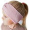 Papierdrachen Kinder Haarband aus Strick - rosa – Bequem & Stilvoll mit Knoten – Perfektes Accessoire für Jungen und Mädchen