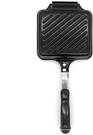 ZAANU Saucepan Sandwich Maker Iron Bread Toast Breakfast Machine Waffle Pancake Baking Barbecue Oven Mold Grill Double-Sided Frying Pan Pot