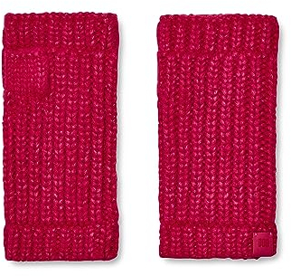UGG Chunky Fingerlose Fäustlinge, Kirschrot, Einheitsgröße, Kirsche, Einheitsgröße