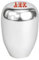 JNNJ Auto Schaltknauf Universal, Auto 5-Gang Schaltknauf, Schalthebel Mit 3 Adaptern, Aluminiumlegierung Schaltknauf-Adapter, Auto Styling Zubehör Racing Style(Silber)