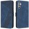 OKZone Funda para Samsung Galaxy A25 5G, PU Cuero Flip Carcasa Fundas Móvil de Tapa Libro Caso Piel PU para Samsung Galaxy A25 5G, Billetera Tarjetero Case Telefono Cubrir Móvil Phone Cover (Azul)