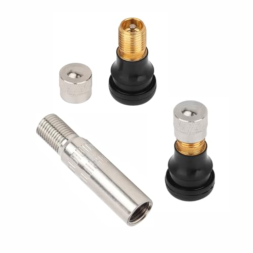 Yungeln E Scooter Ventilverlängerungs Adapter Tubeless-Ventil and Extenderventil Kompatibel für Ninebot Max G30 Elektroscooter, für Xiaomi M365 Pro Pro2 1S Essential Mi3 Elektro Scooter
