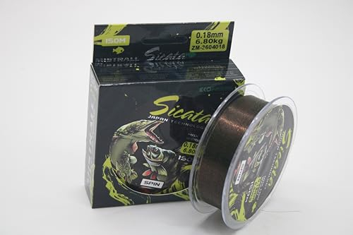 Meduza Angelschnur 3D SICATA Spin 0,18-0,30mm Monofile Spinning Schnur (0,25mm/12,80kg)